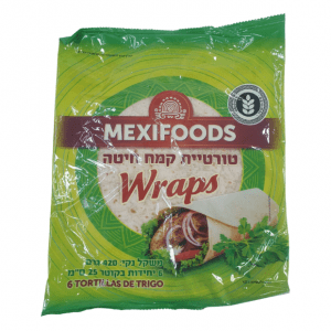 טורטיית קמח חיטה Wraps